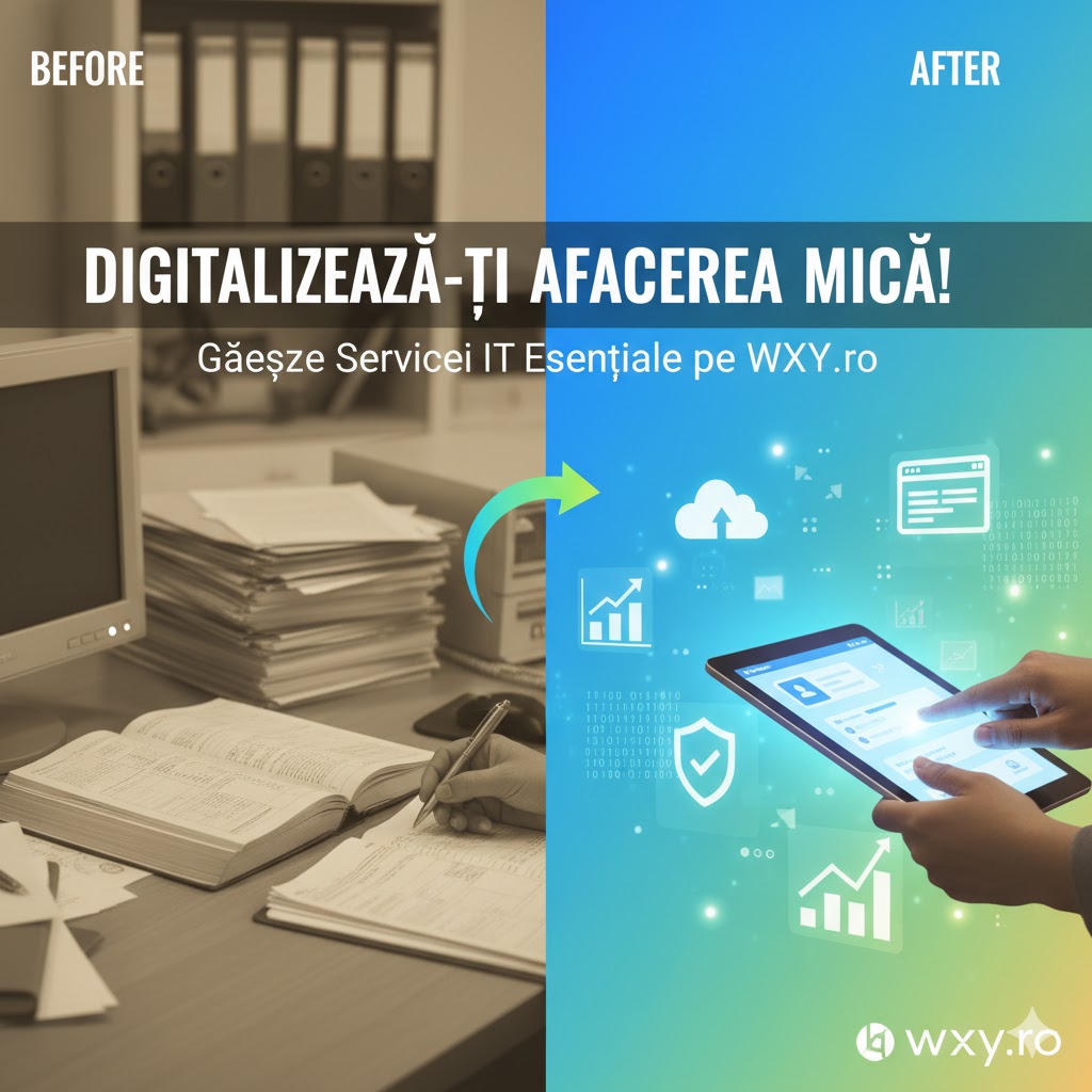 Digitalizarea IMM-urilor: Cum Găsești pe WXY.ro Serviciile IT Esențiale în 2025