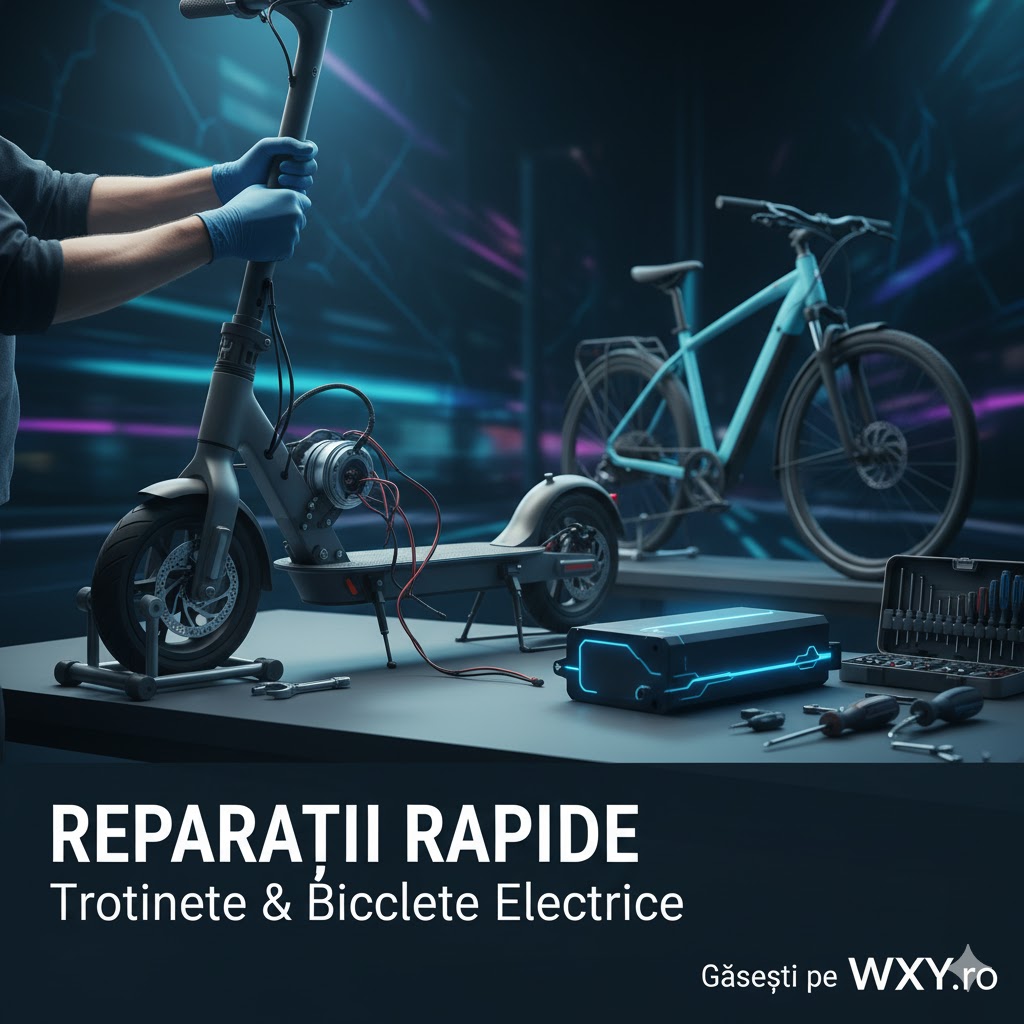 Reparații Trotinete și Biciclete Electrice: Găsești pe WXY.ro