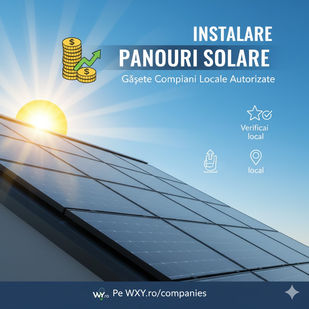 Instalare Panouri Solare: Găsește Companii Locale pe WXY.ro