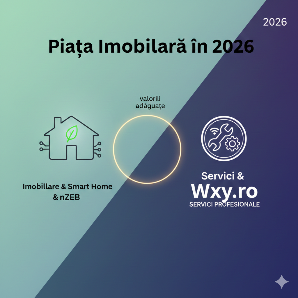 Piața Imobiliară în 2026: Cum să crești valoarea unei proprietăți cu 20% folosind tehnologia Smart și Serviciile Verzi de pe Wxy.ro